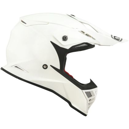 Casque cross KYT SKYHAWK - PLAIN - WHITE 2023 - Blanc