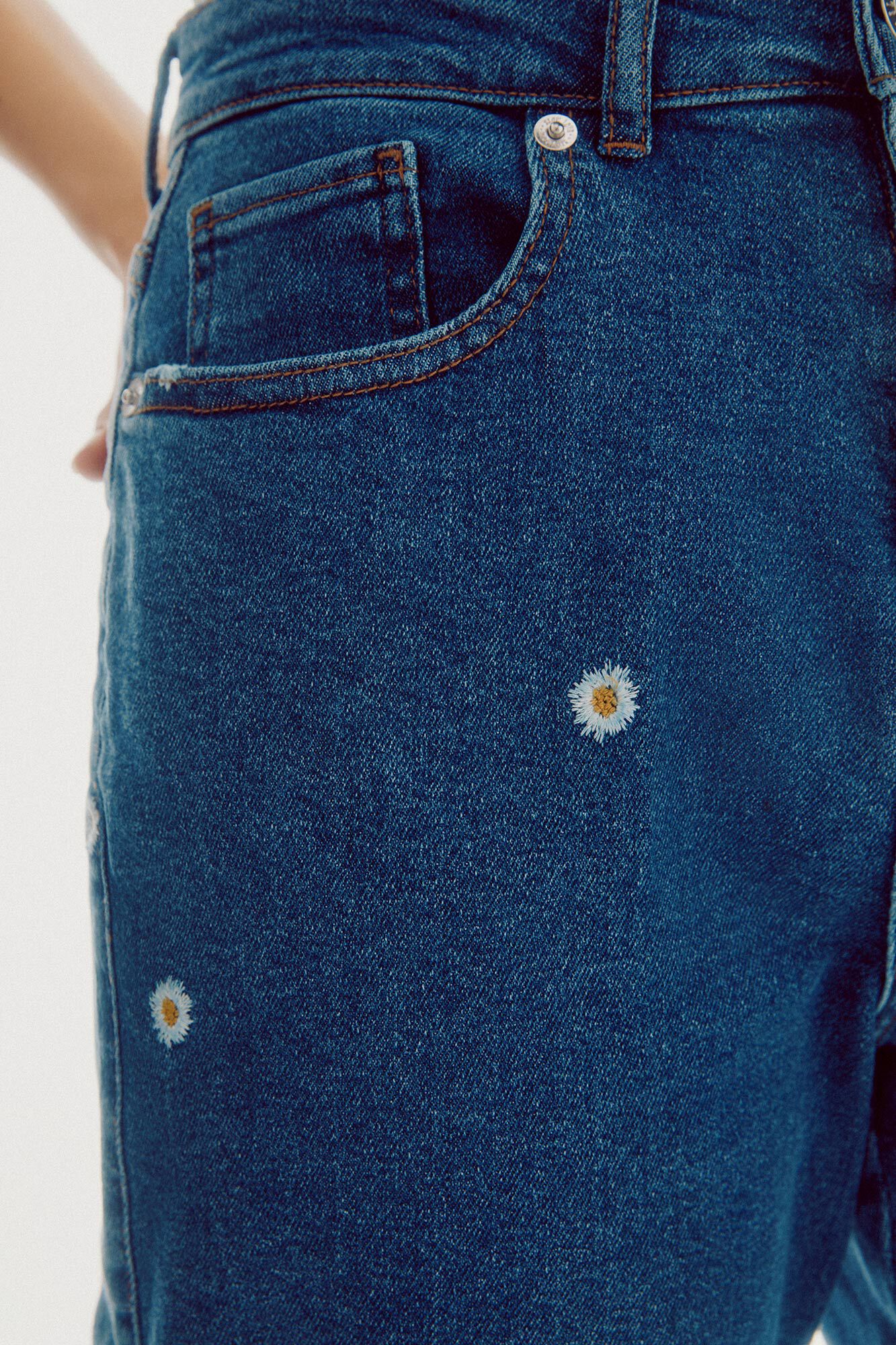 Calça jeans Comfort com 5 bolsos - Azul