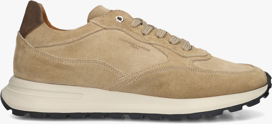 beige stefano lauran lage sneakers champ