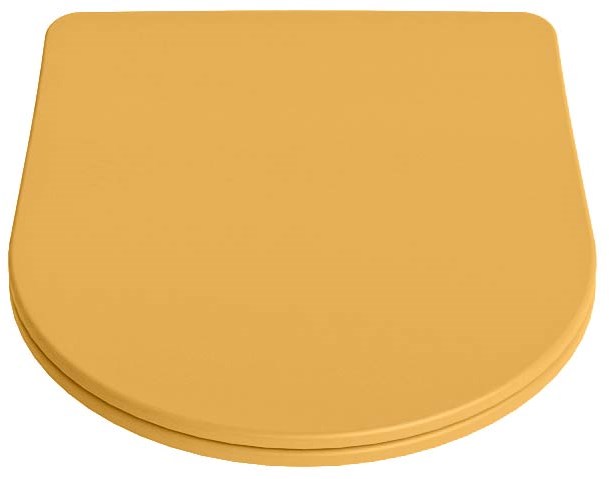 Mondiaz Lavie toiletzitting met softclose en quick release ocher
