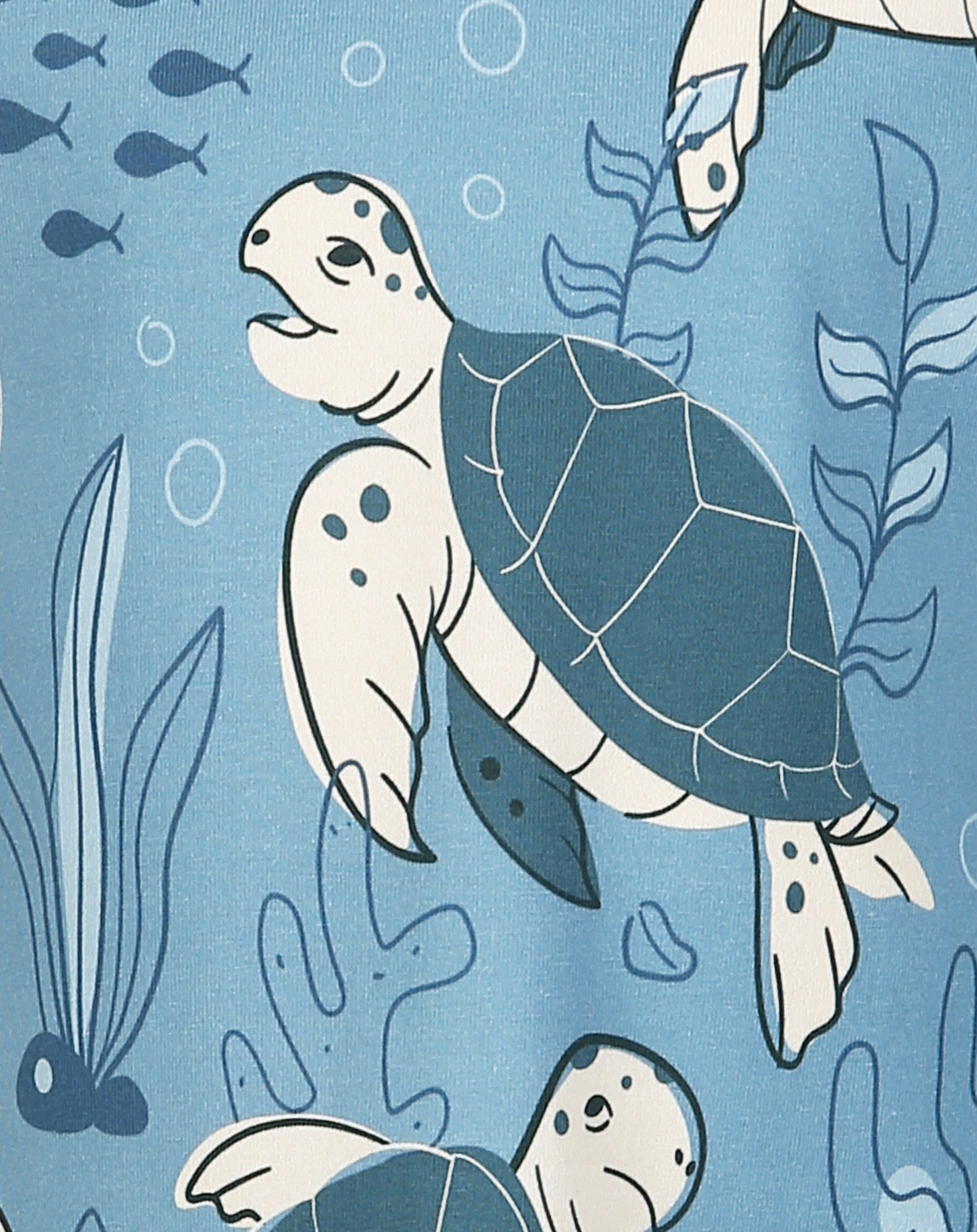 Kurzarmkleid TURTLE TIDE in blau