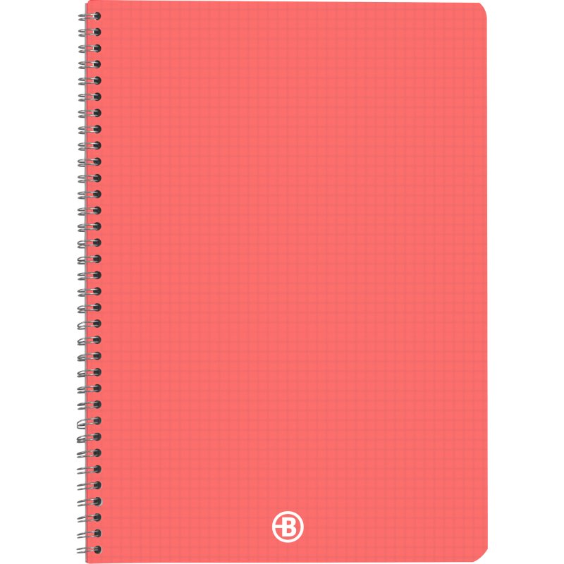 Cahier spirale acidulé Bruneau A4 21 x 29,7 cm petits carreaux 100 pages