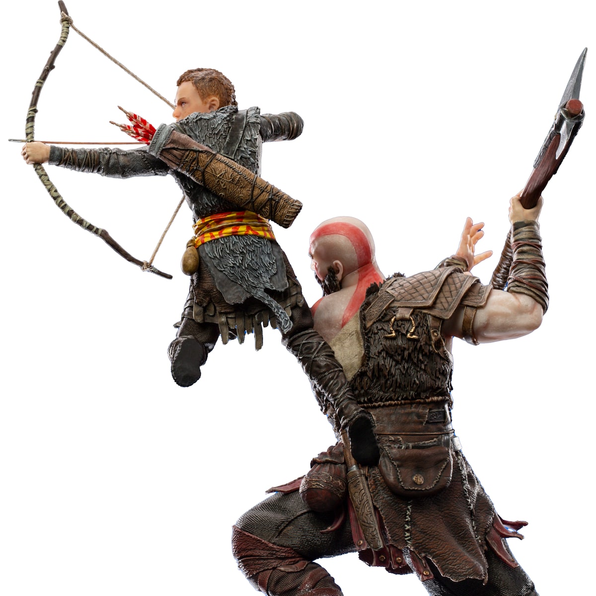 Iron Studios God of War actionfigur (Kratos & Atreus)