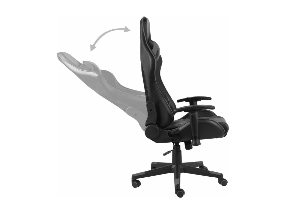 Chaise de jeu pivotante Gris PVC