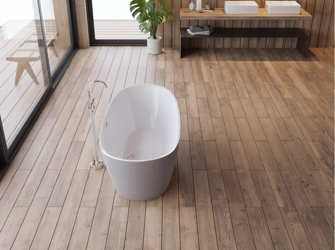 Baignoire îlot VENECIA GRISE 170x80cm, by SPALINA