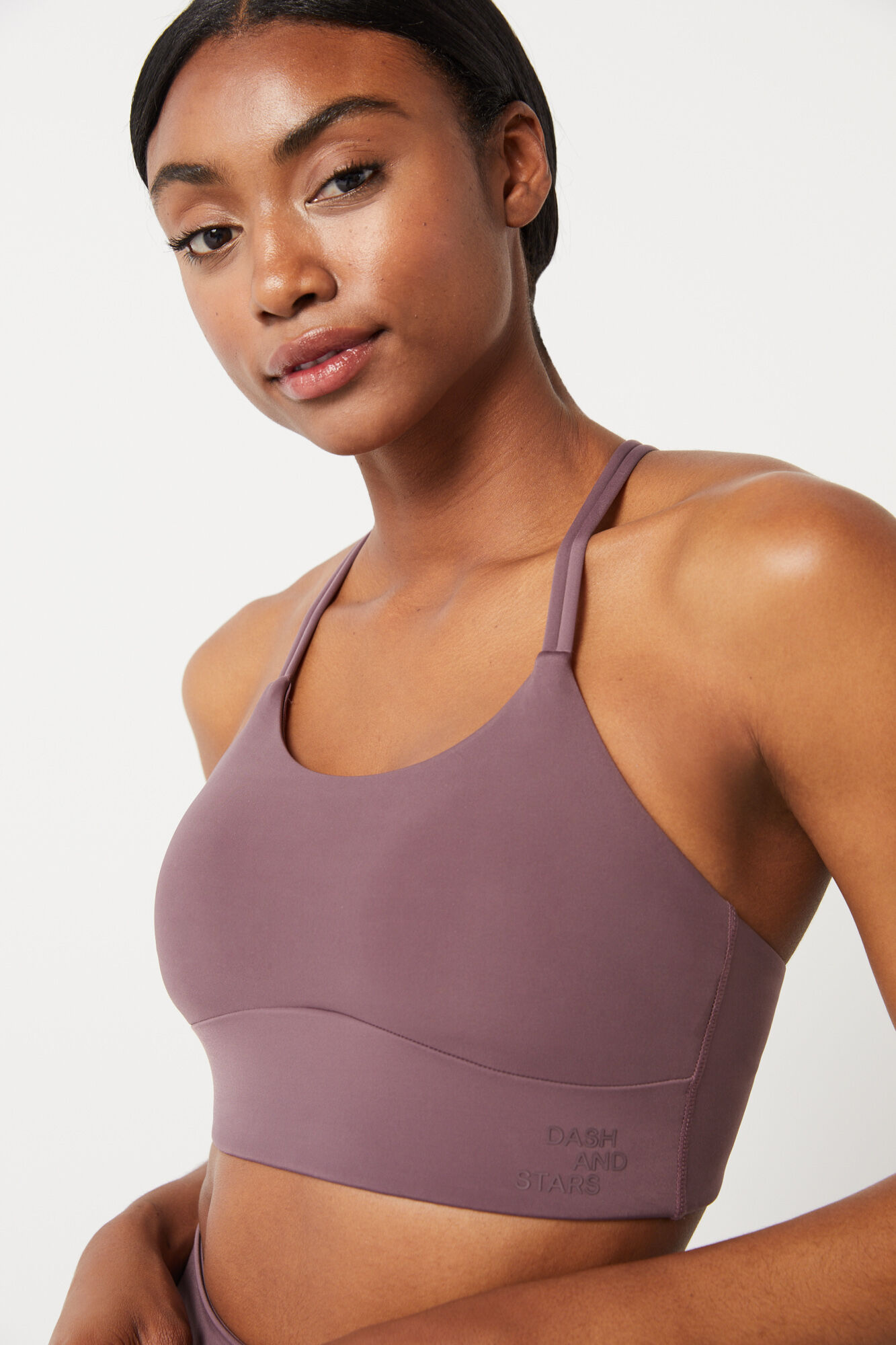 Sutiã esportivo roxo Collagen Feel