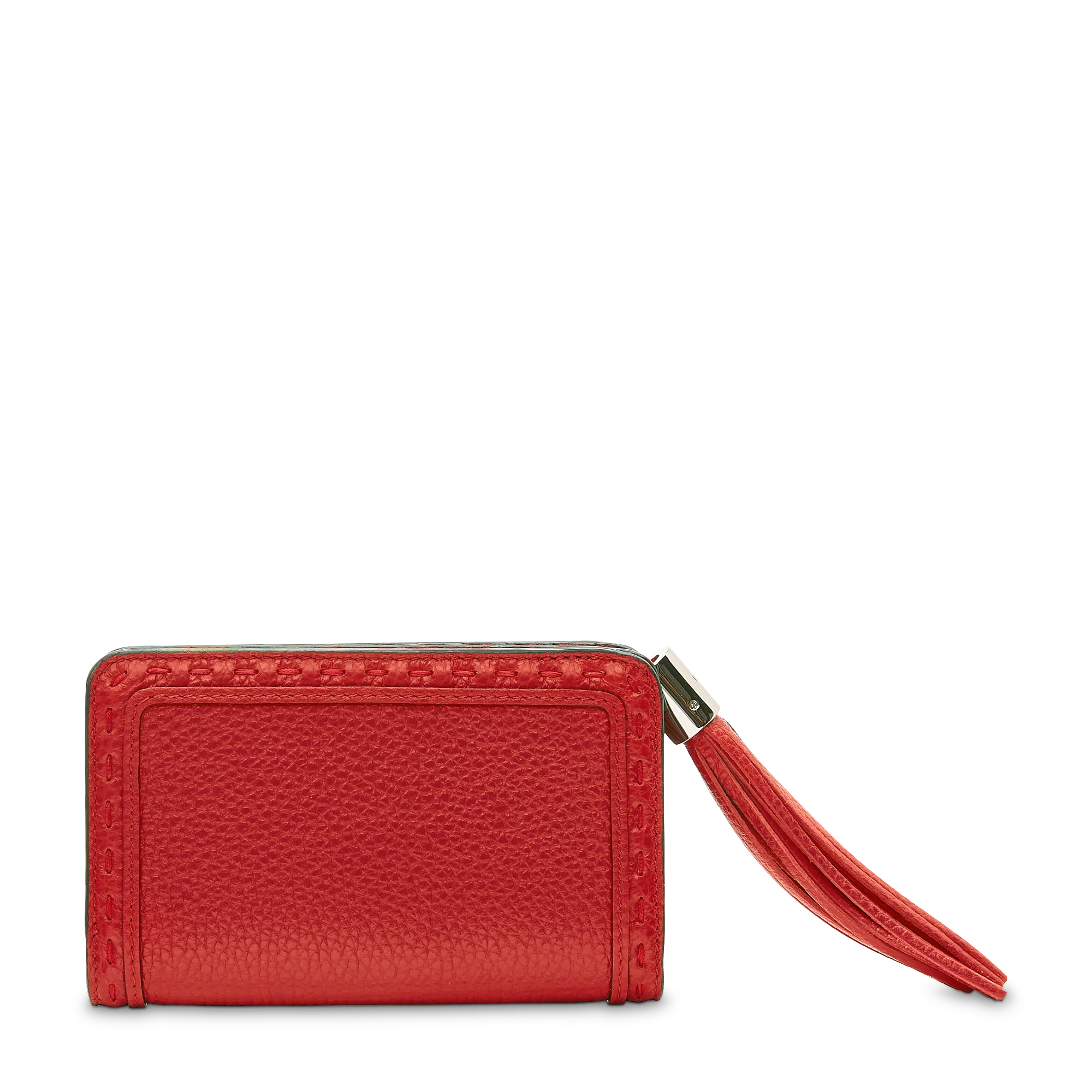 Portefeuille rectangulaire compact zippé Premier Flirt de Lancel-Rouge Lancel