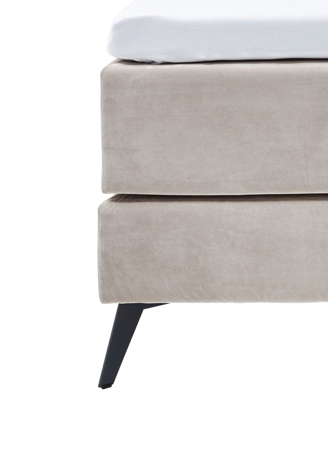 Boxspringbett LA MAISON 160 x 200 cm H2 beige