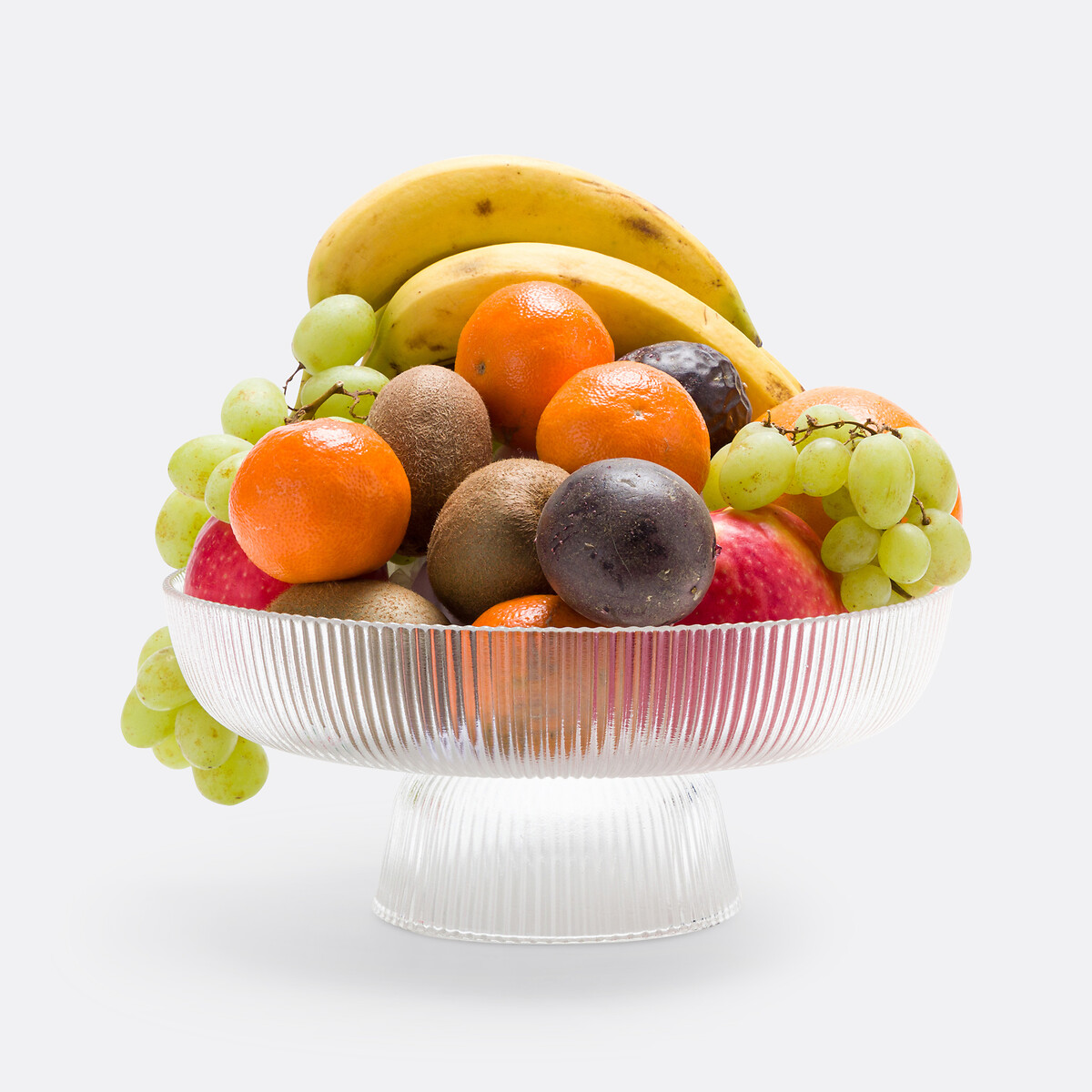LA REDOUTE INTERIEURS<br>Fruteira em vidro canelado, Stria