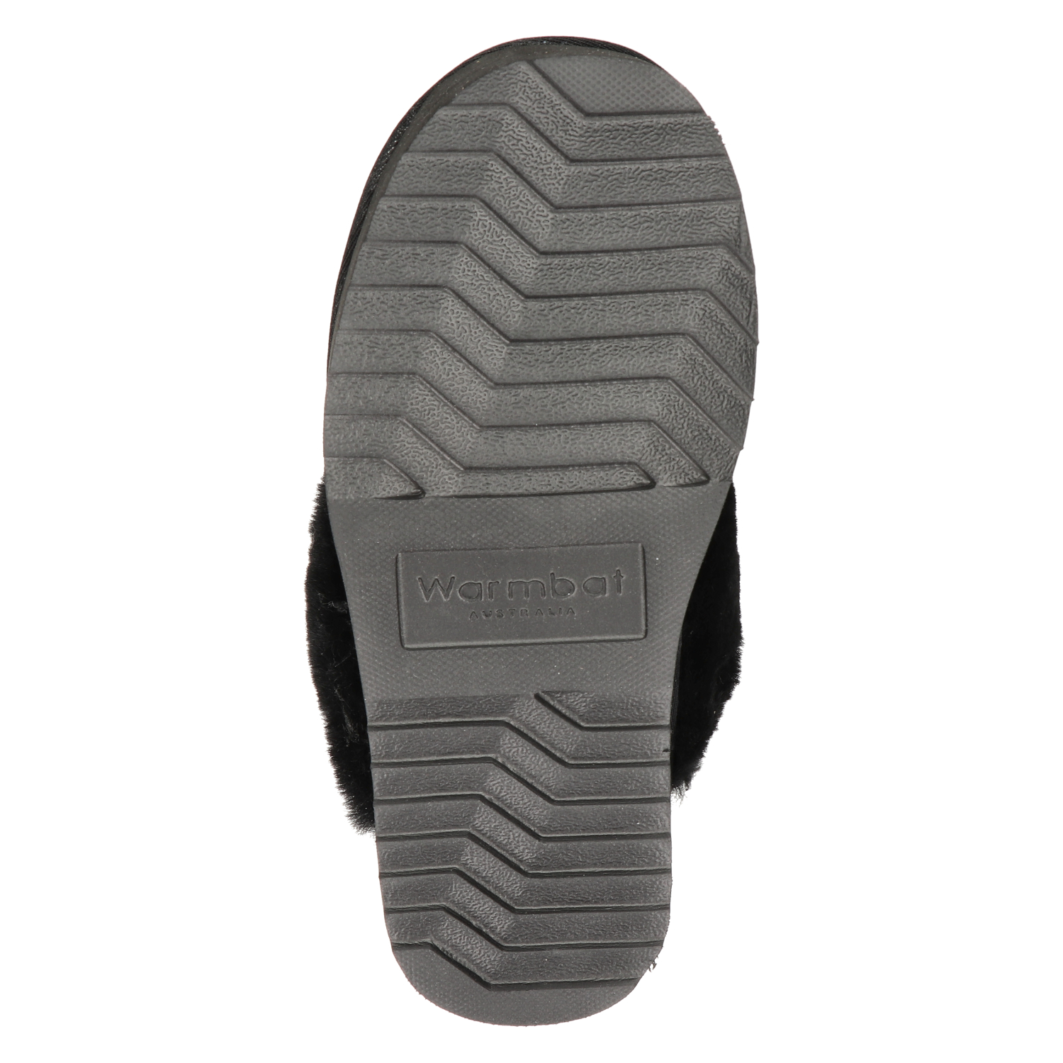 Flurry Plateau dames pantoffel Warmbat Australia Zwart