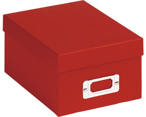 Leuke opbergdoos, rood, 22x11x17 cm