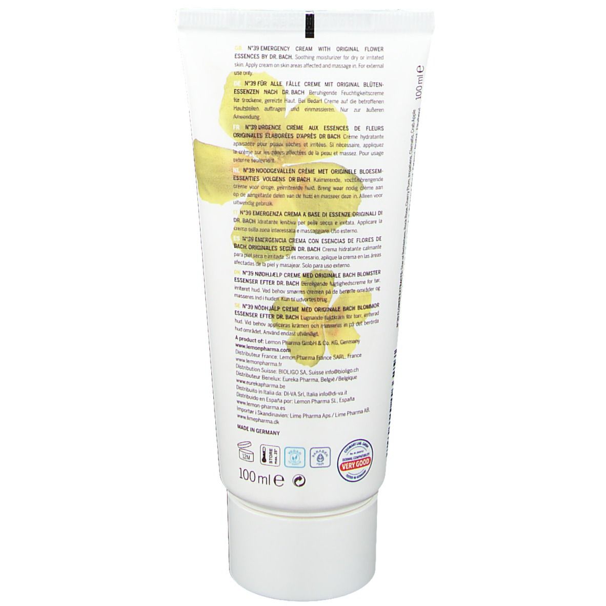 No. 39® Für alle Fälle Original Bachblüten Creme