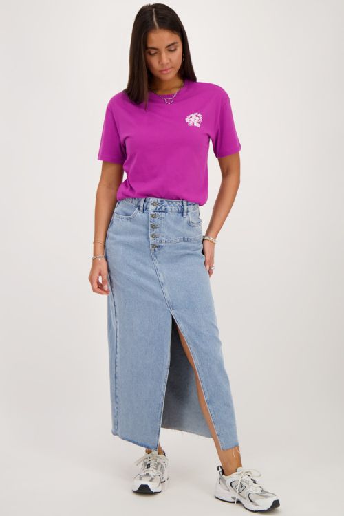 Paars T-shirt Rive Gauche Droite