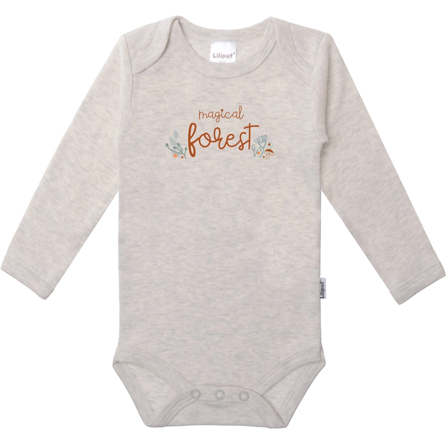 Liliput Langarmbody (Set, 2-tlg.) grau-weiss