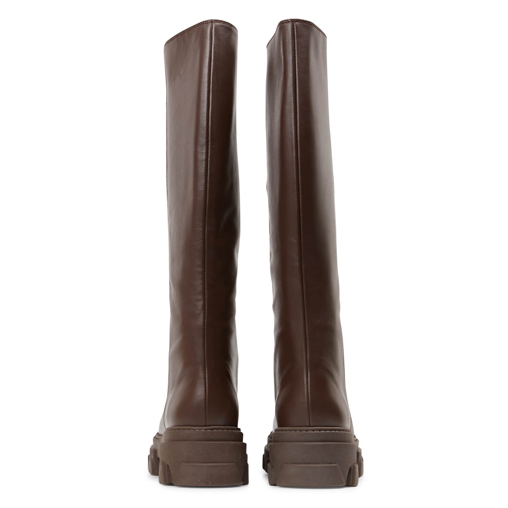 KATIUSKA - Bottes hautes en cuir| Marron