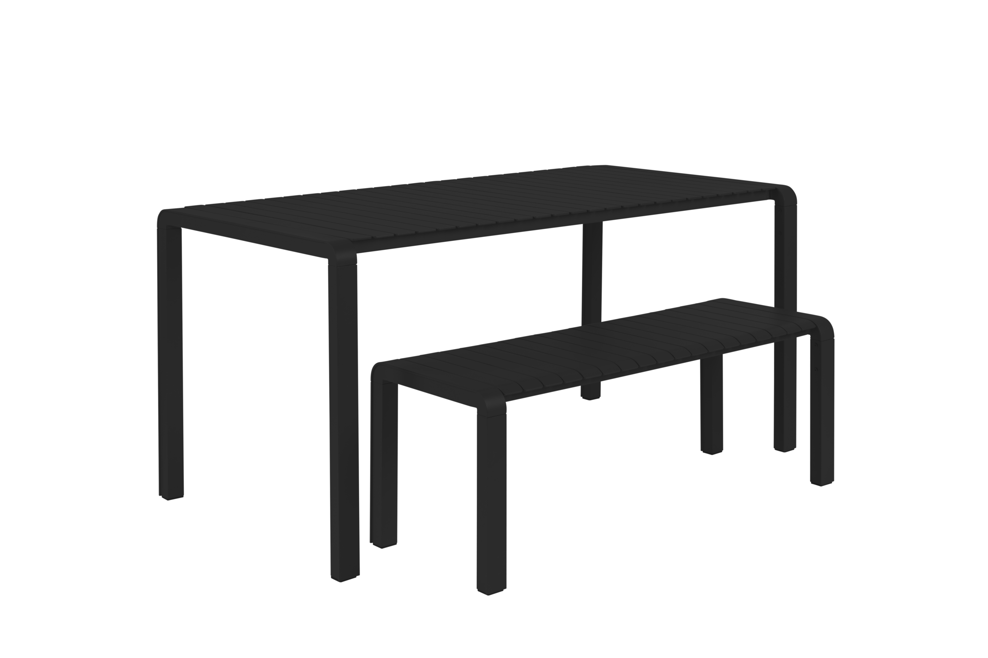 Zuiver tuintafel Vondel Zwart 168,5 cm