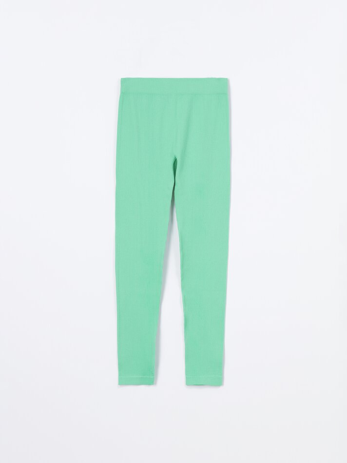 Legging sem costura - Verde Fluorescente
