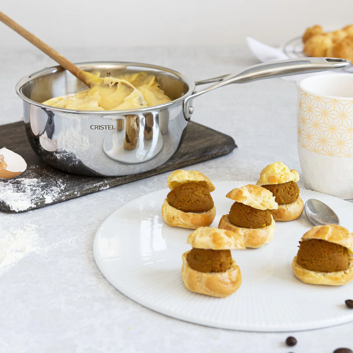 Casserole inox Castel'Pro fixe 14cm Cristel