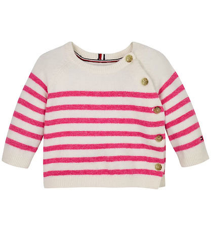 Tommy Hilfiger Set - Bluse/Hosen - Strick - Ivory Petal/Stripe