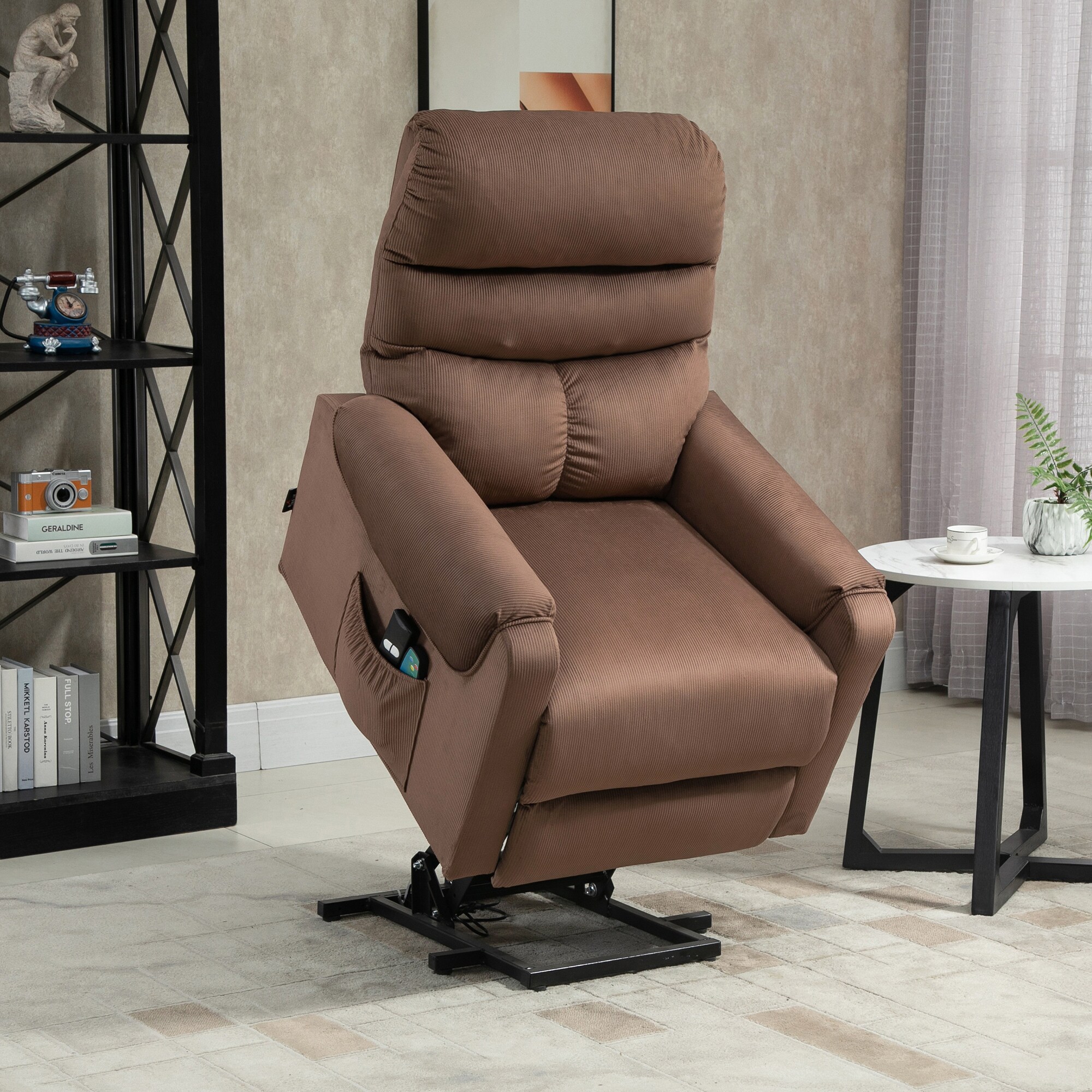 HOMCOM Massagesessel mit Aufstehhilfe 79B x 97T x 103H cm