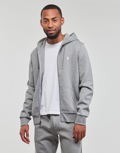 Polo Ralph Lauren - SWEATSHIRT ZIPPE EN DOUBLE KNIT TECH Gris / China / Steel / Heather