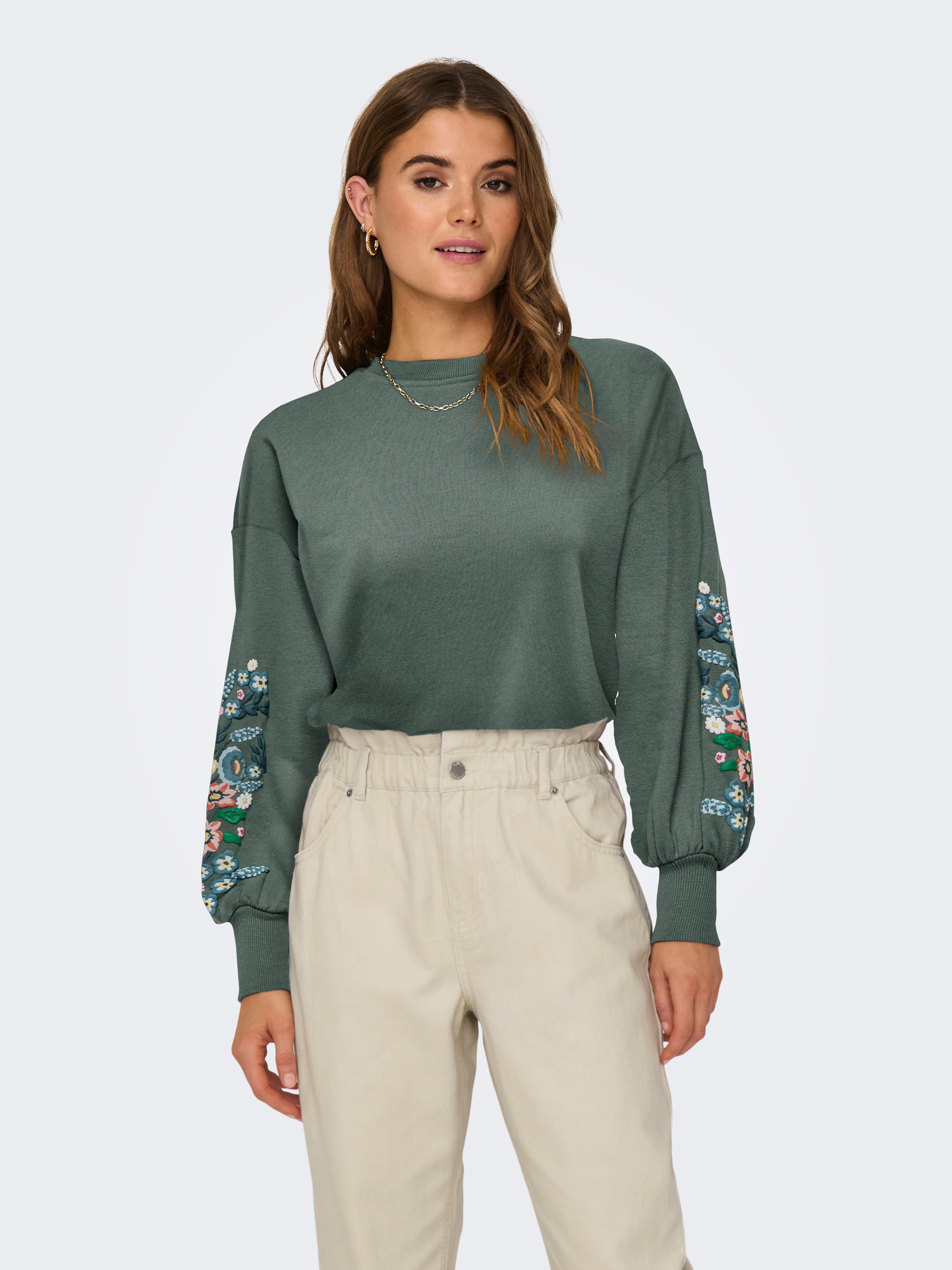 ONLBROOKE Sweatshirt Balsam Green