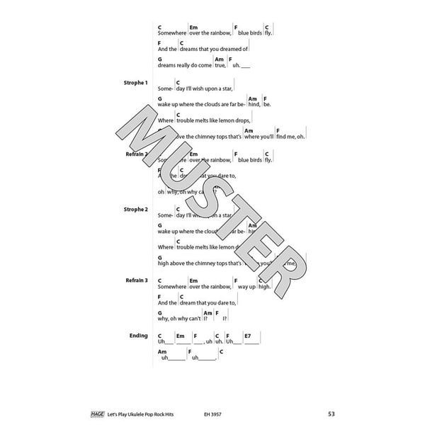 Hage Musikverlag Let's Play Ukulele Hits
