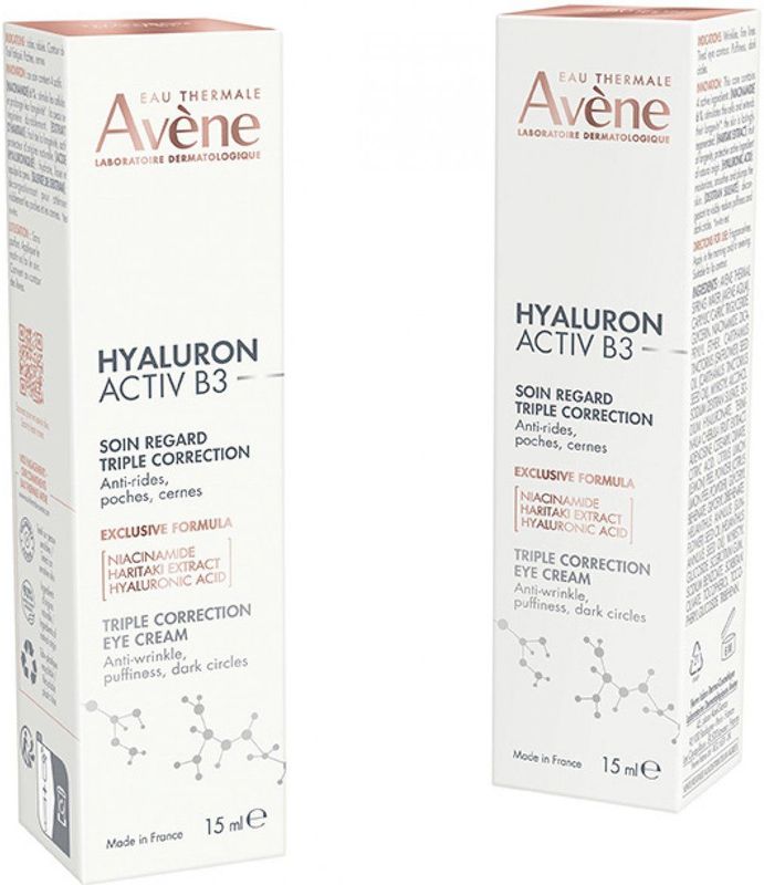 Avène Crème Hyaluron Activ B3 Soin Regard Triple Correction 15ml