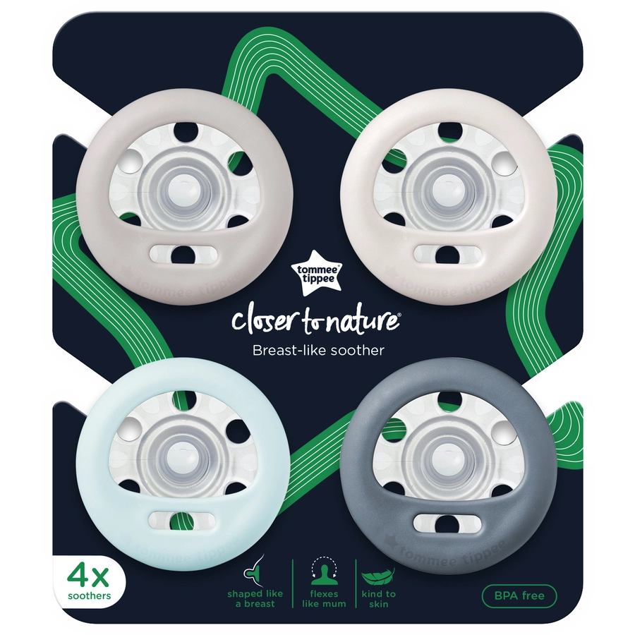 Tommee Tippee Schnuller Closer to Nature 4er Set 0-6 Monate