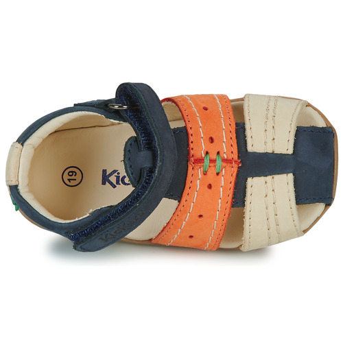 Kickers - BIGBAZAR-2 - Marine / Corail / Beige