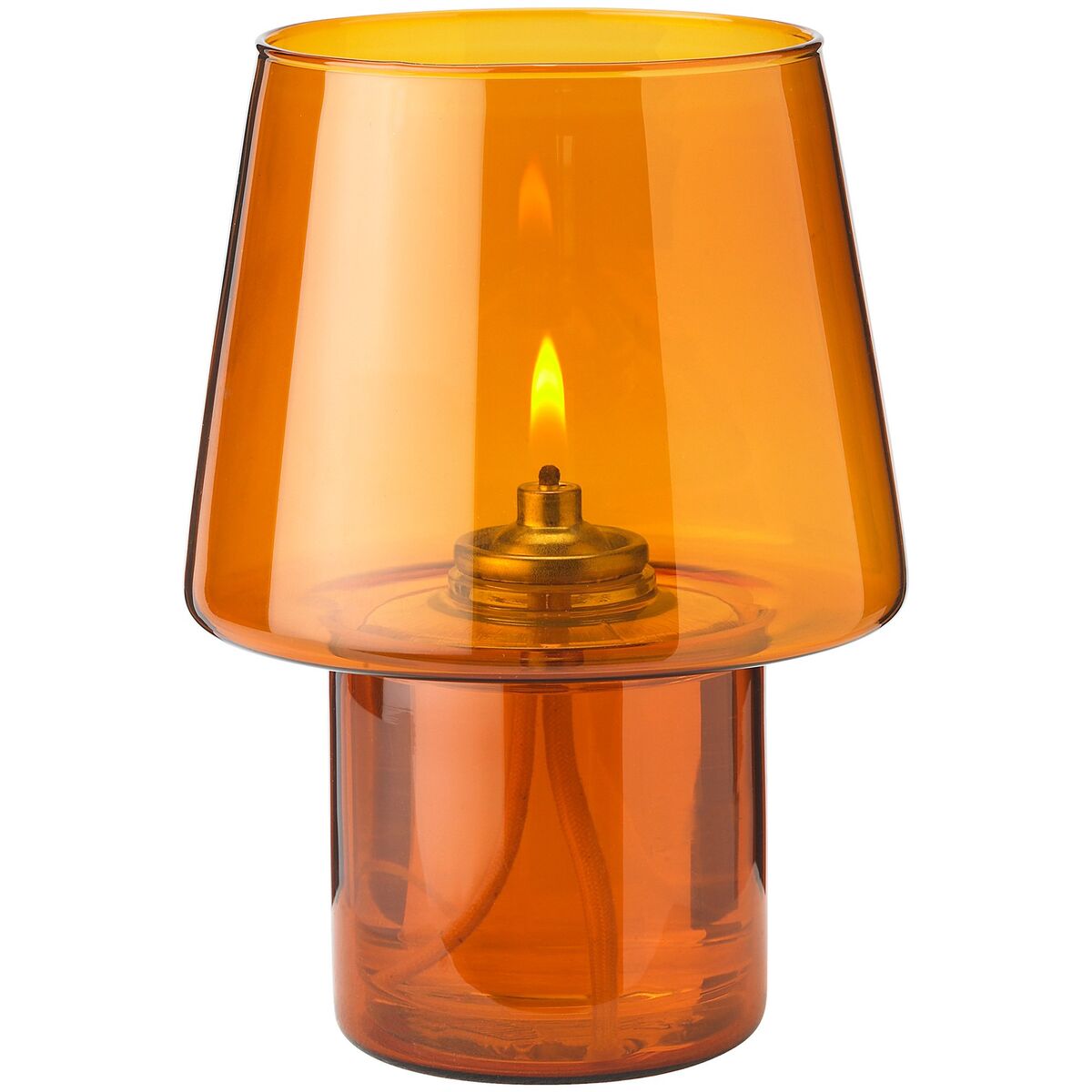 Viva Hurricane lysestake og oljelampe, amber