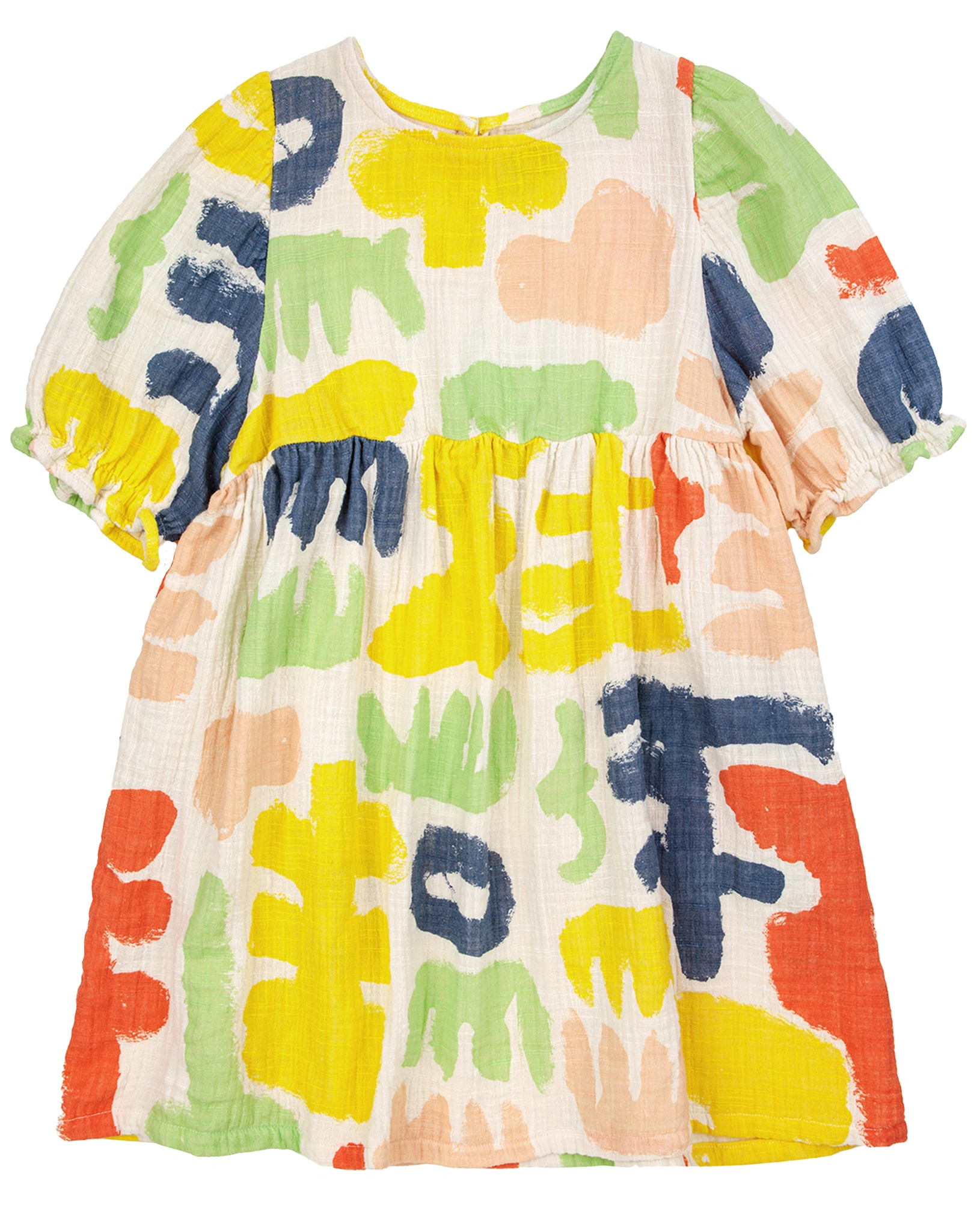 Kurzarm-Kleid CARNIVAL in offwhite