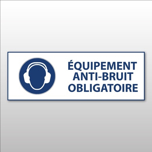 Panneau - EPI - équipement anti-bruit Obligatoire - M003