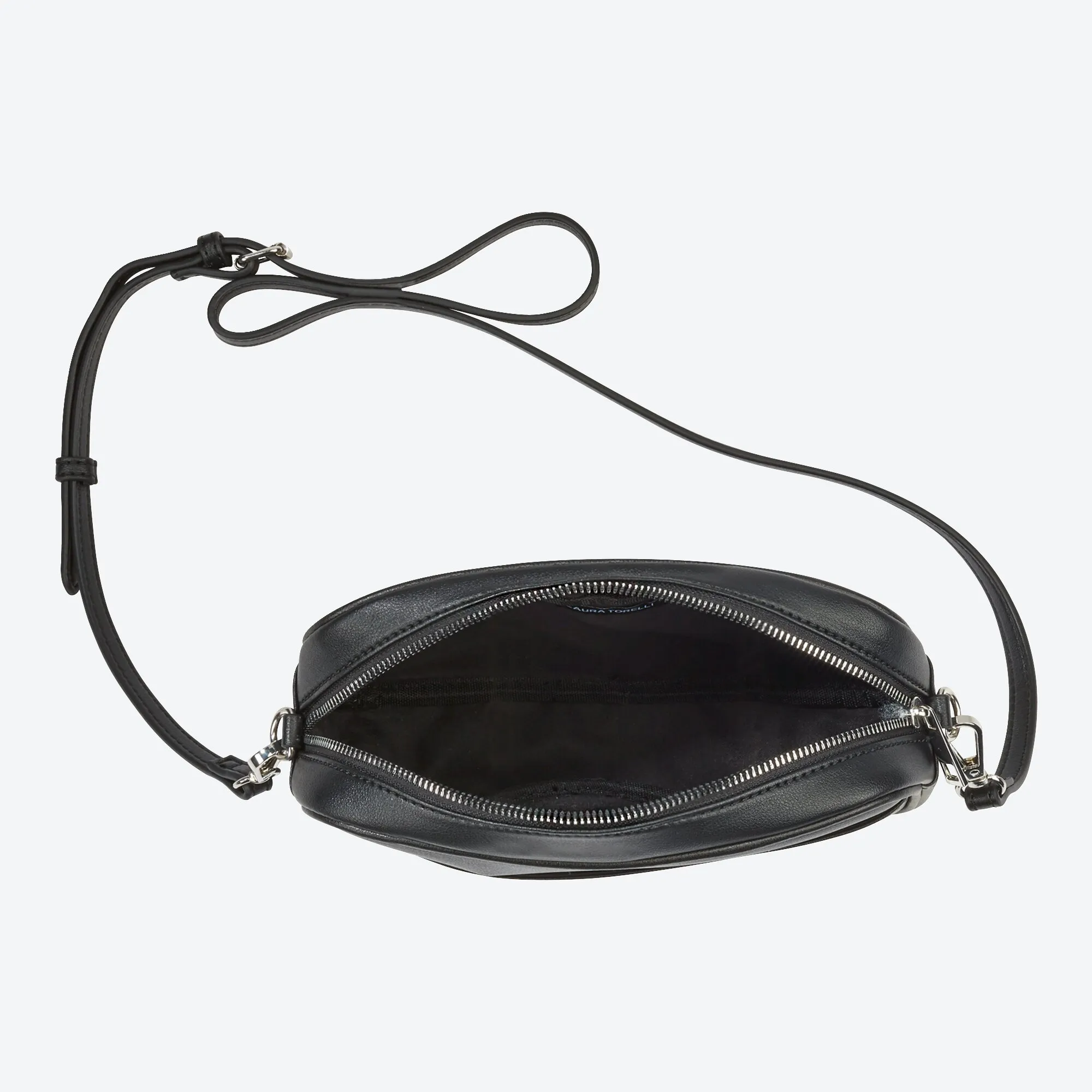 Damen-Umhängetasche in Leder-Optik, ca. 24x7x17cm