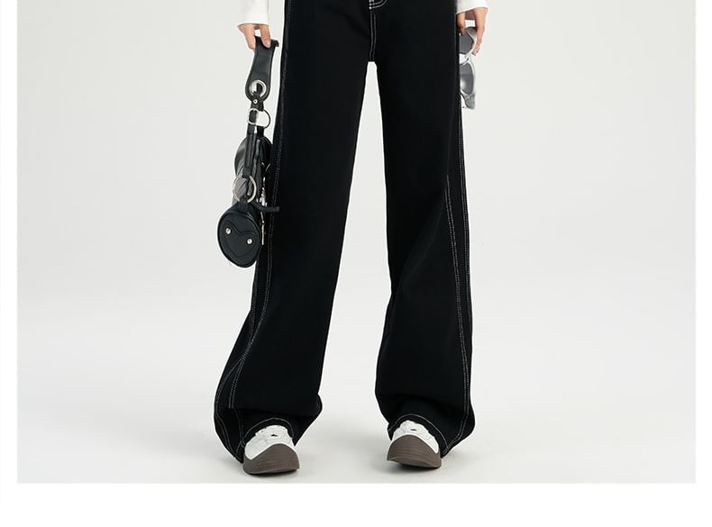 Denimot - High Waist Wide Leg Jeans (Diverse designs)