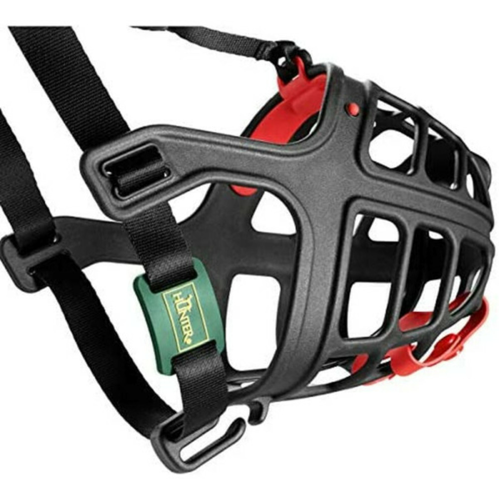 Muselière albury noir taille 2 (54 cm) (26 cm) (6,5 cm)