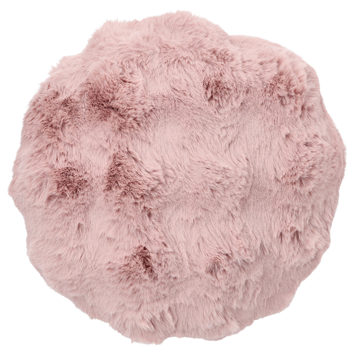 My Home Fellkissen mit langem Flor rosa