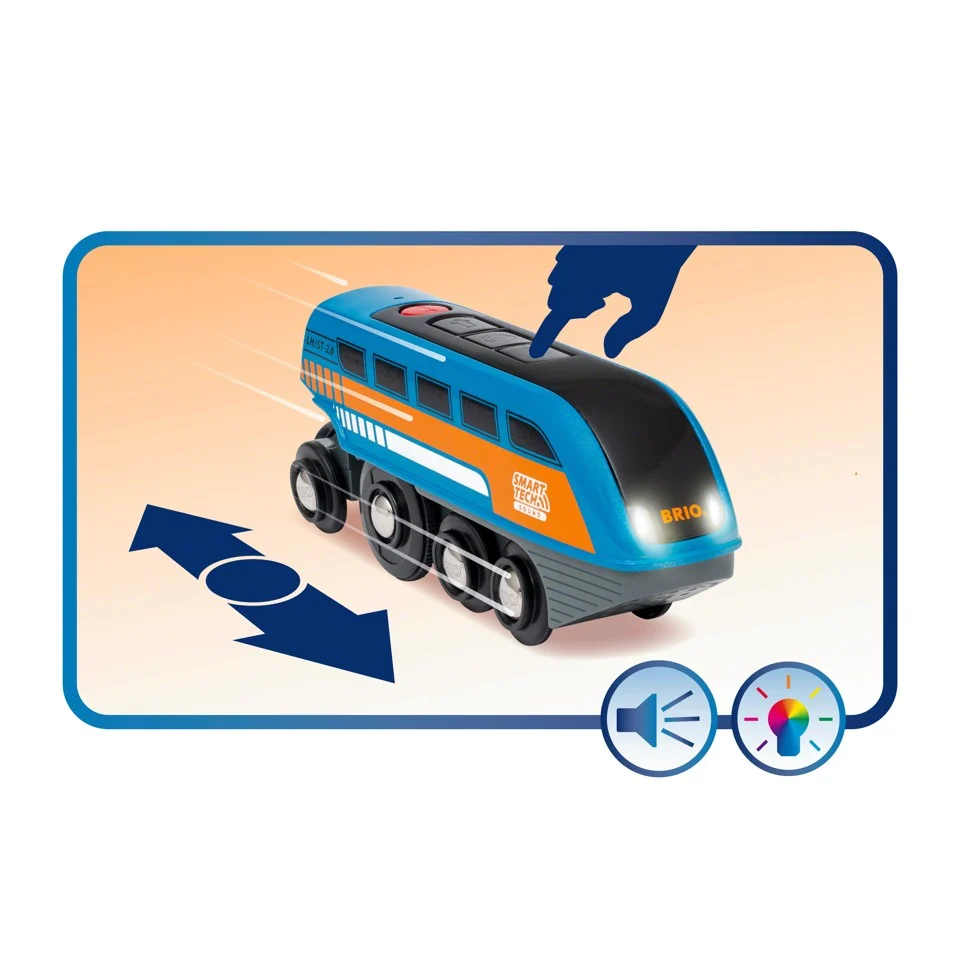 BRIO - Smart Tech Lokomotiv med lydoptager (4-33971)