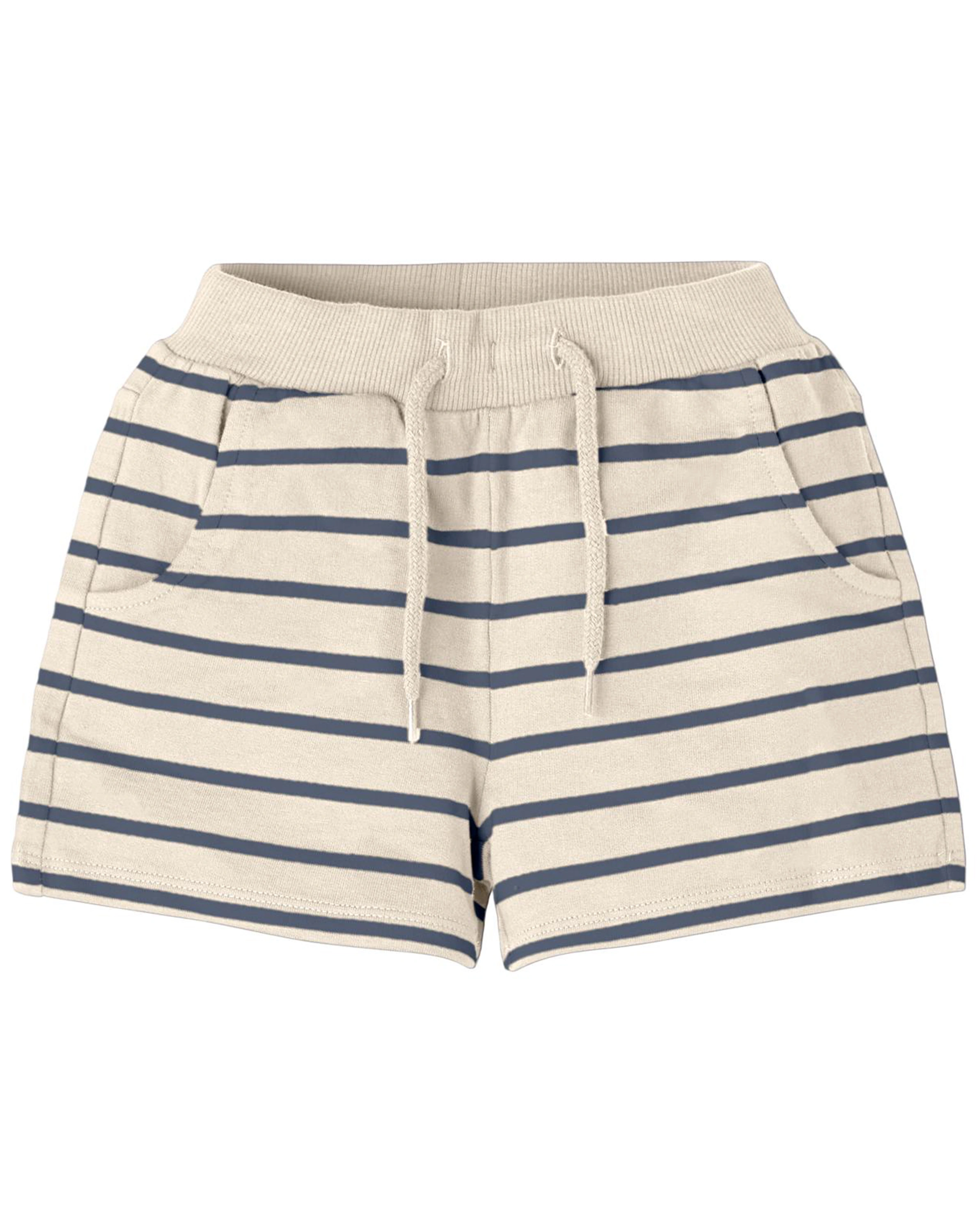 Sweatshorts NMMVIFELIX in white/grisaille