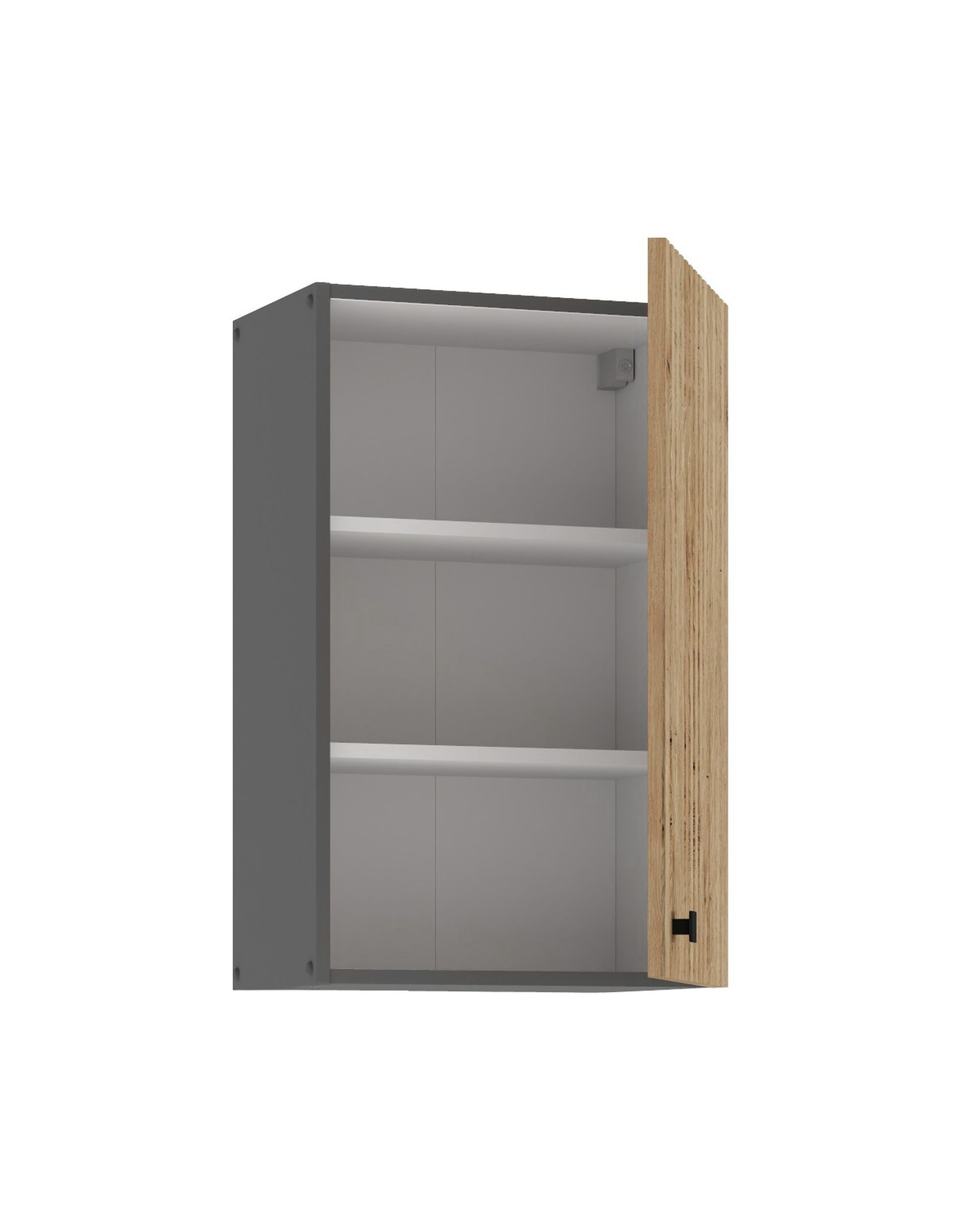 Küche AVA Artisan Hängeschrank 45 cm Lamellenoptik Küchenzeile Einbauküche