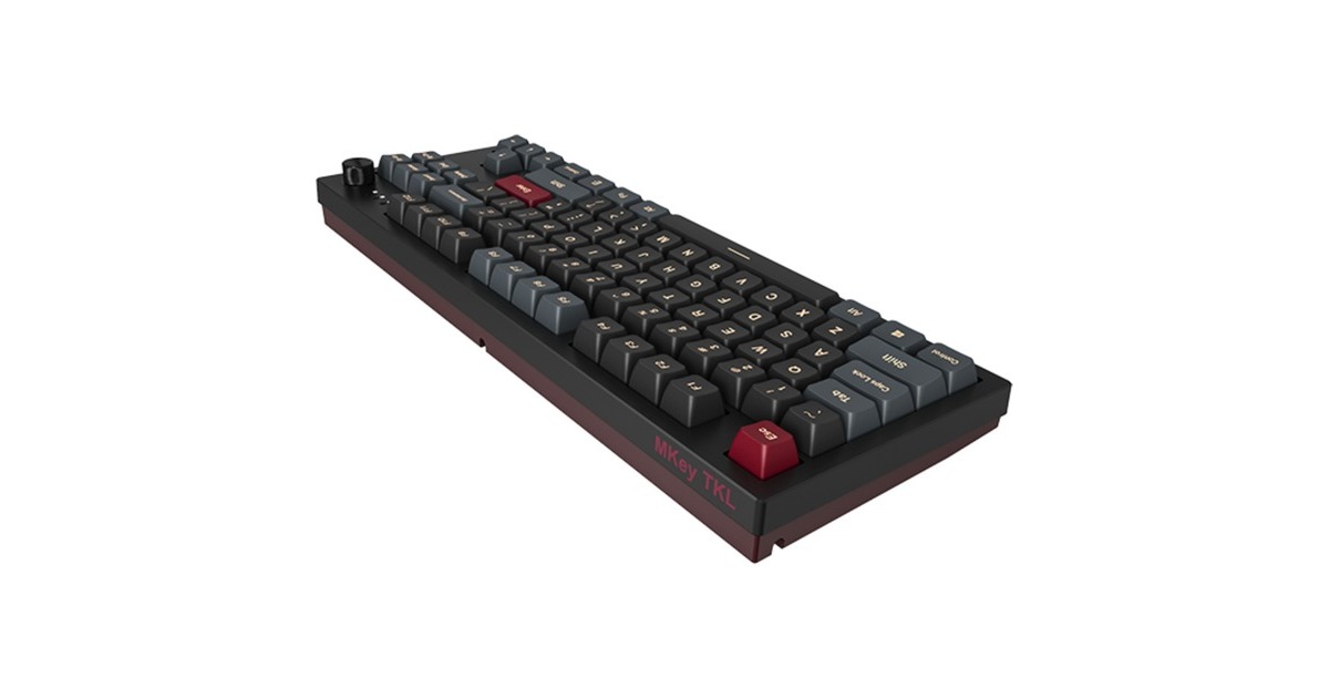 MontechMkey Darkness TKL, toetsenbord  (Zwart, US lay-out, Gateron G Pro Yellow, TKL, Hot-swappable, RGB, PBT)