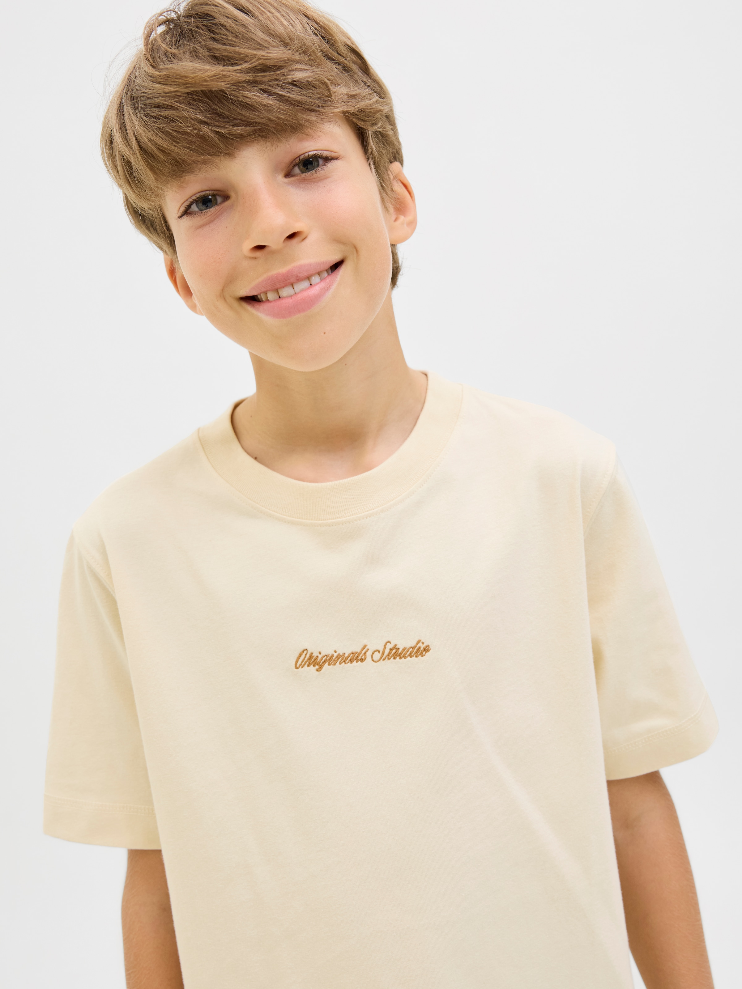Jack & Jones Junior T-Shirt »JORNORREBRO EMB TEE SS CN NOOS JNR«