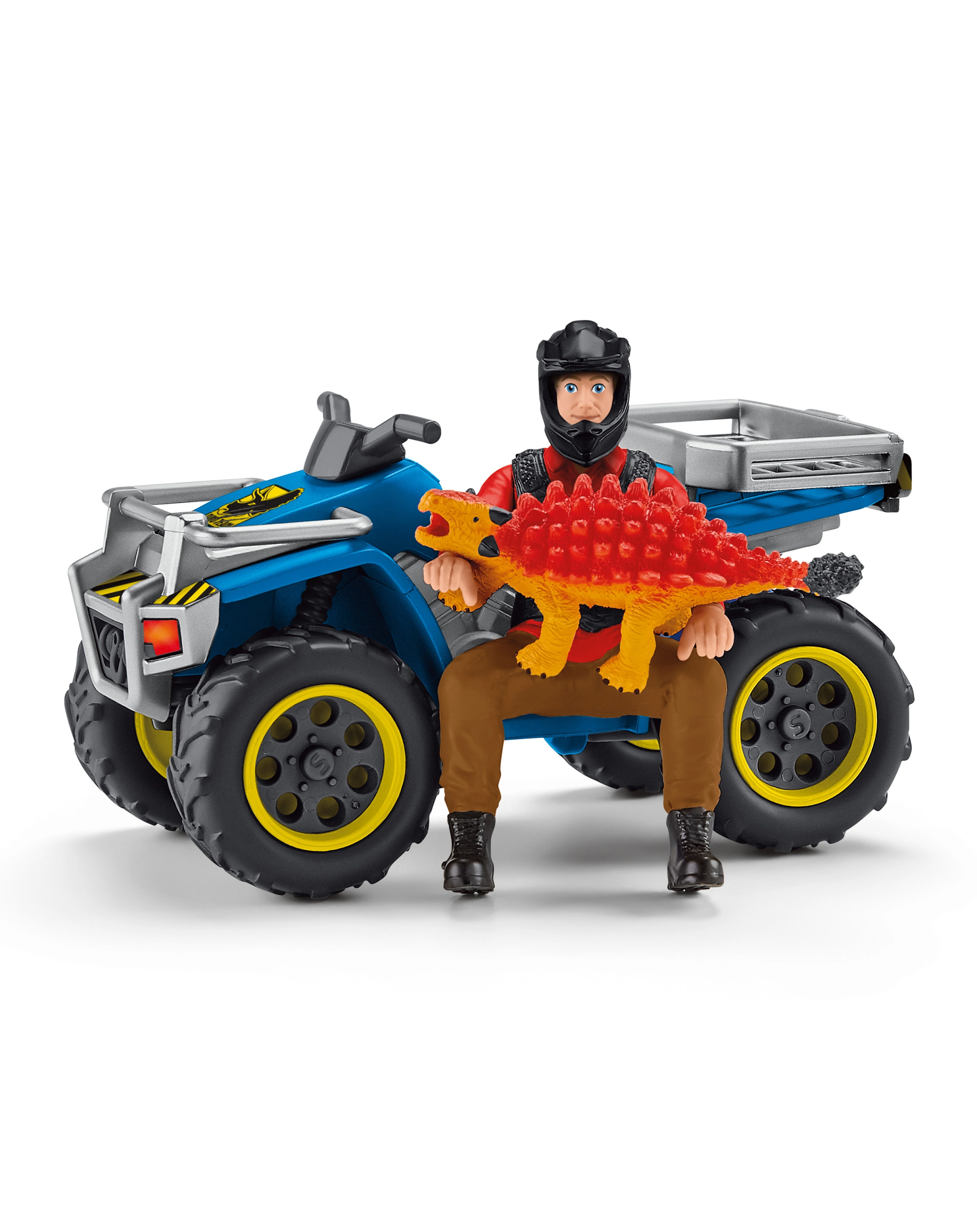 schleich® 41466 Dinosaurs - Flucht auf Quad vor Velociraptor