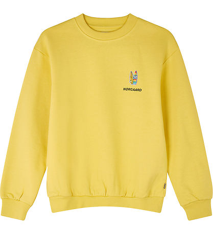 Mads N?rgaard Sweatshirt - Sonar - Lemon Zest