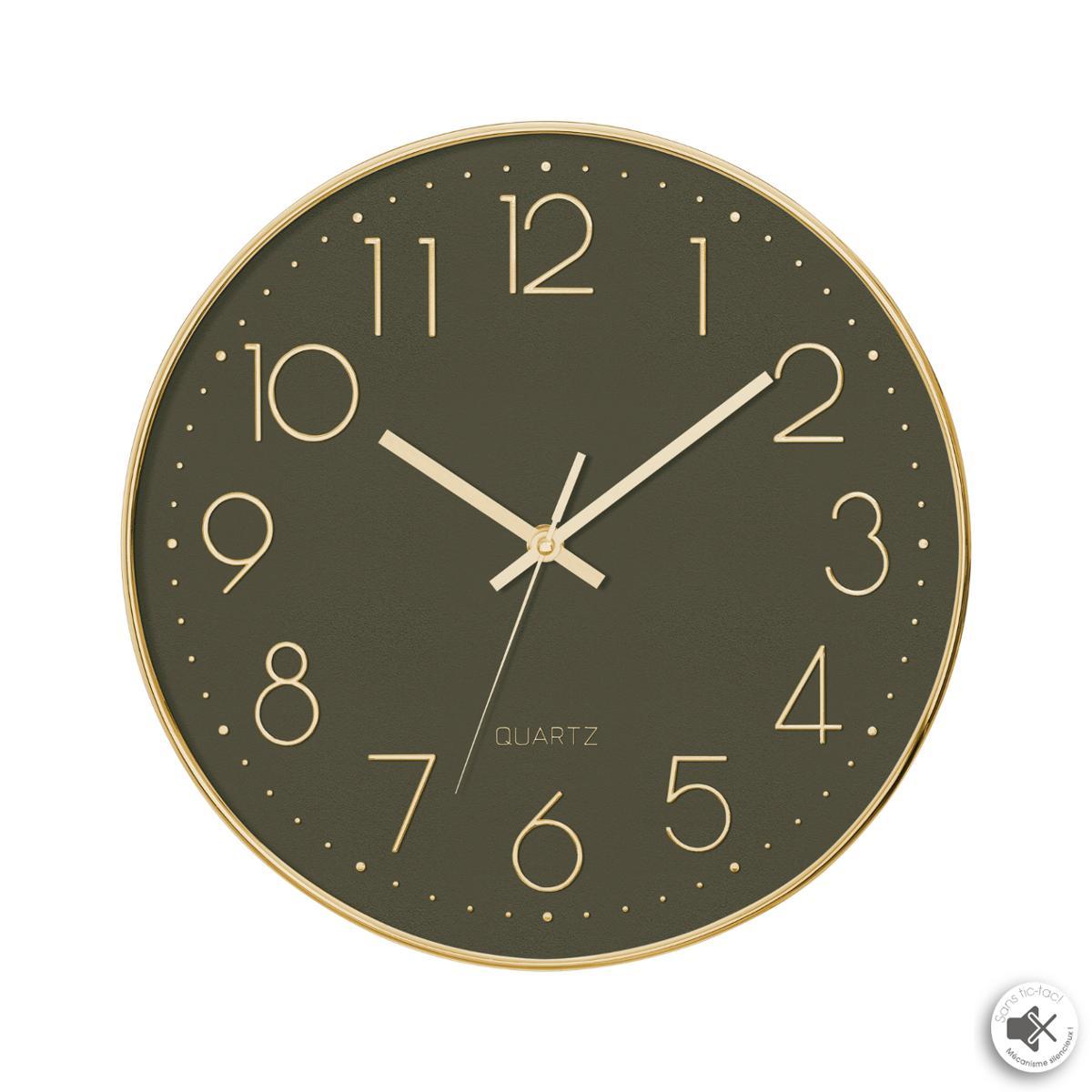 PENDULE SILENCE GOLD D.30CM