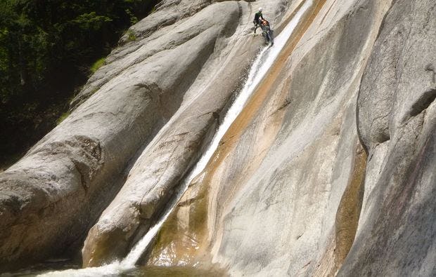 Canyoning in Amden - eine feuchte Actiongeschenkidee!