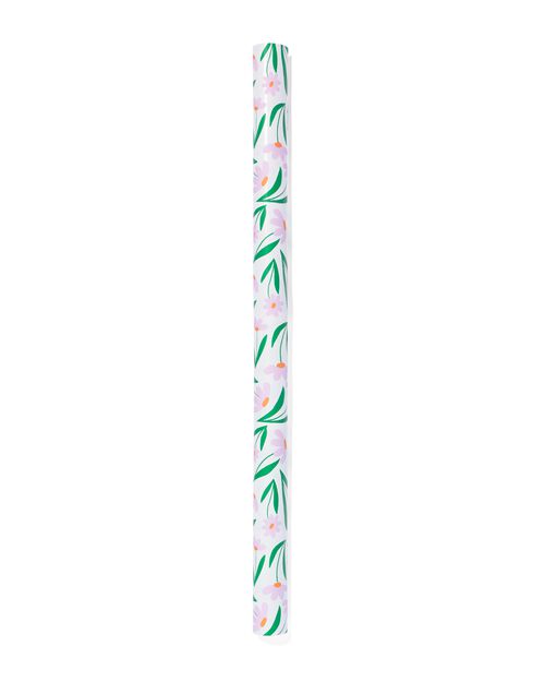 papier cadeau 200x70 fleurs