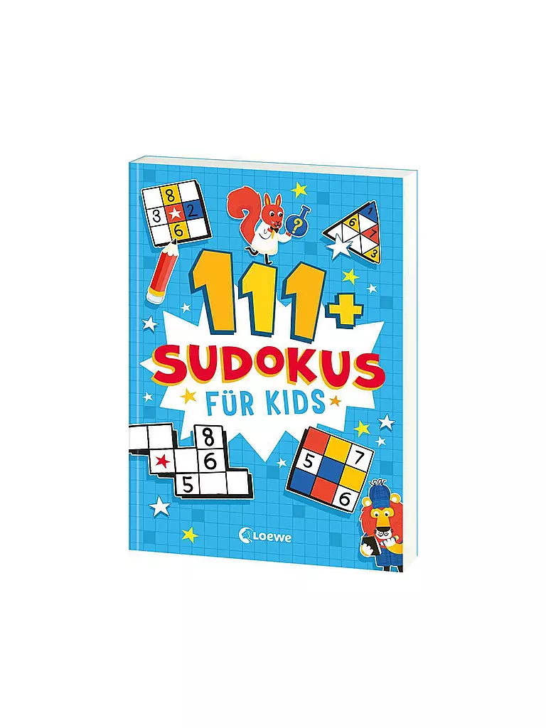 LOEWE VERLAG Rätselbuch - 111+ Sudokus für Kids keine Farbe