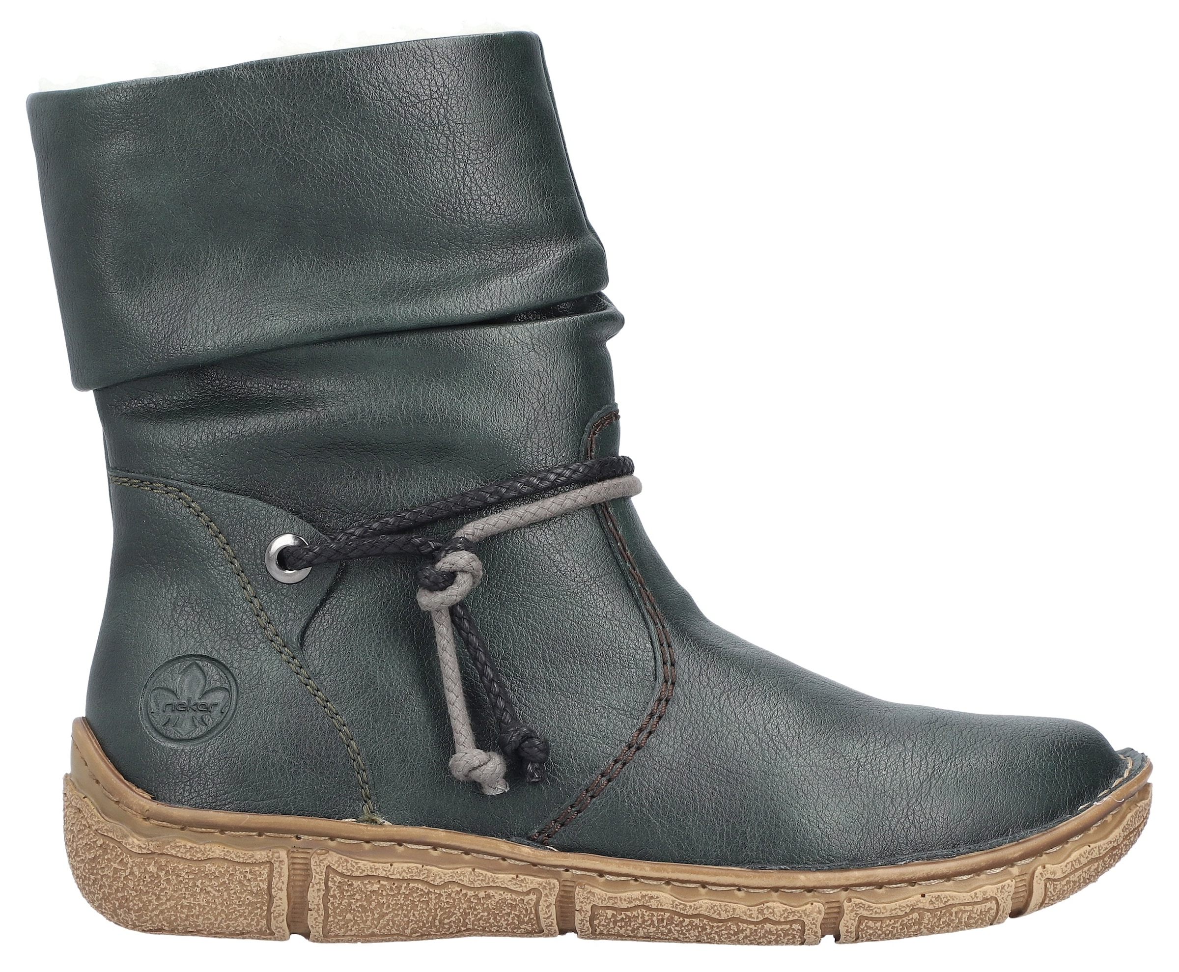 Rieker Winterboots  , Winterstiefelette, slouchy Schaft, Reissverschluss, mit Warmfutter