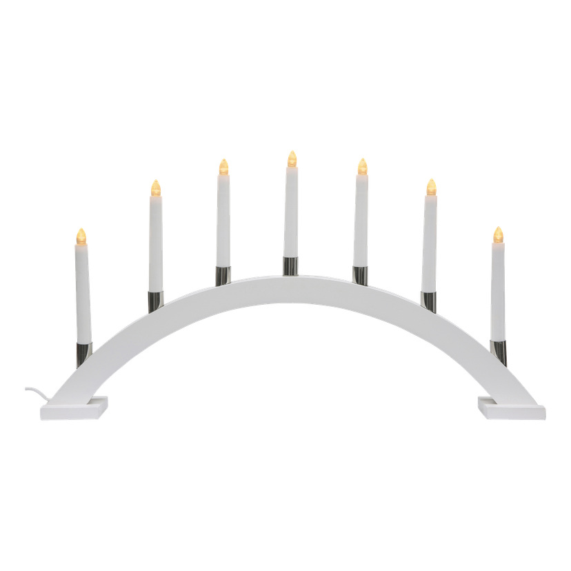 Adventslysestake bue LED 37 cm